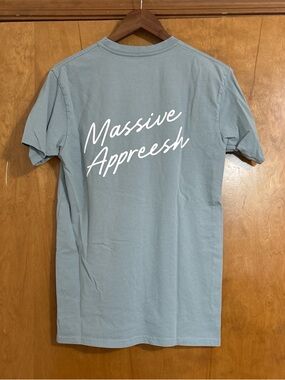 Men's Light Blue Graphic Tee
